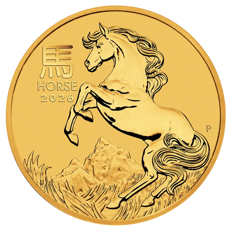 1/4 oz Lunar III Horse Gold Coin | 2026