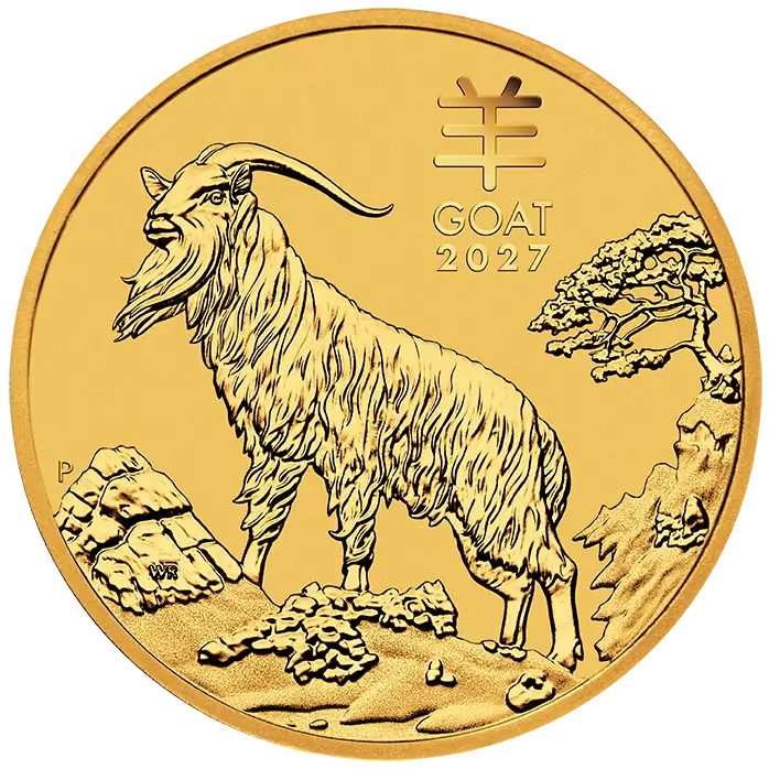 1 oz Lunar III Goat Gold Coin | 2027