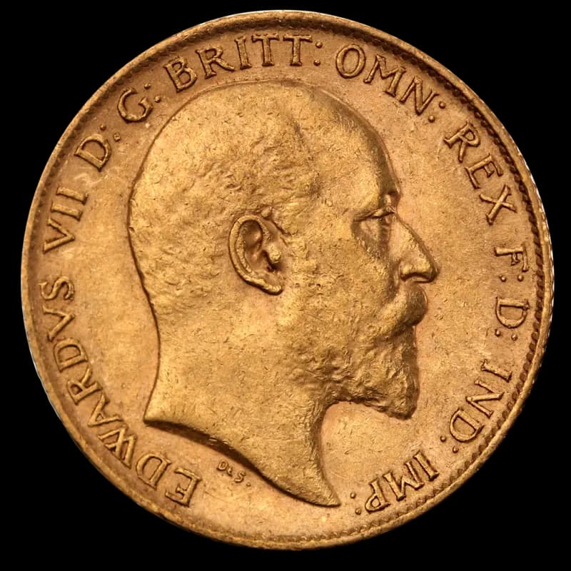 Half Sovereign Edward VII Gold Coin (Mixed Years)