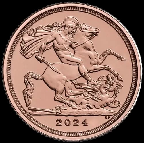 Quarter Sovereign Charles III Gold Coin | 2024