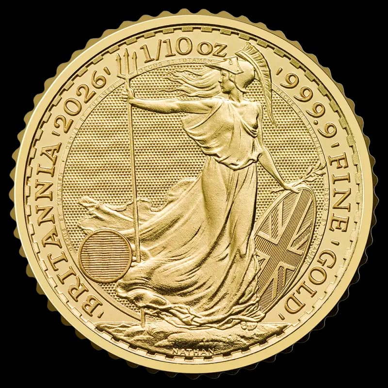 1/10 oz Britannia Charles III Gold Coin | 2026