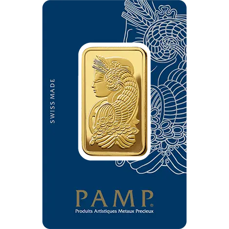 1 oz Gold Bar | PAMP Fortuna