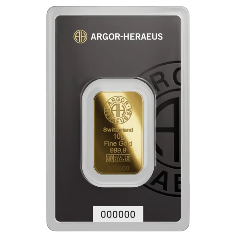 10g Gold Bar | Argor-Heraeus