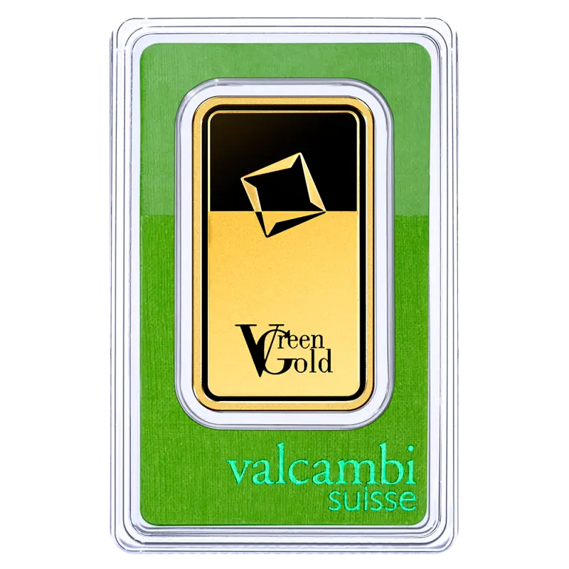 50g Gold Bar | Valcambi | Green Gold