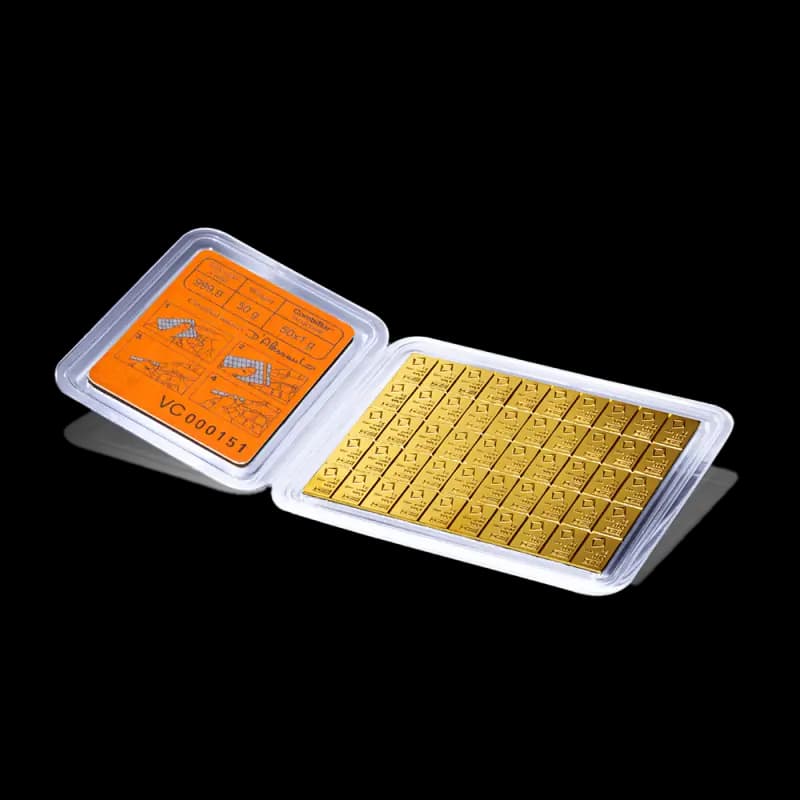 50 x 1g CombiBar® | Gold | Valcambi