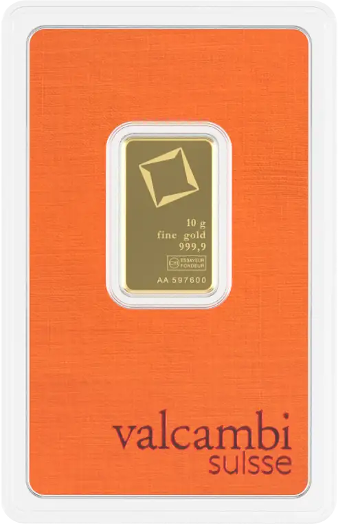 10g Gold Bar | Valcambi