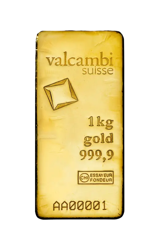 1 Kilo Gold Bar | Valcambi