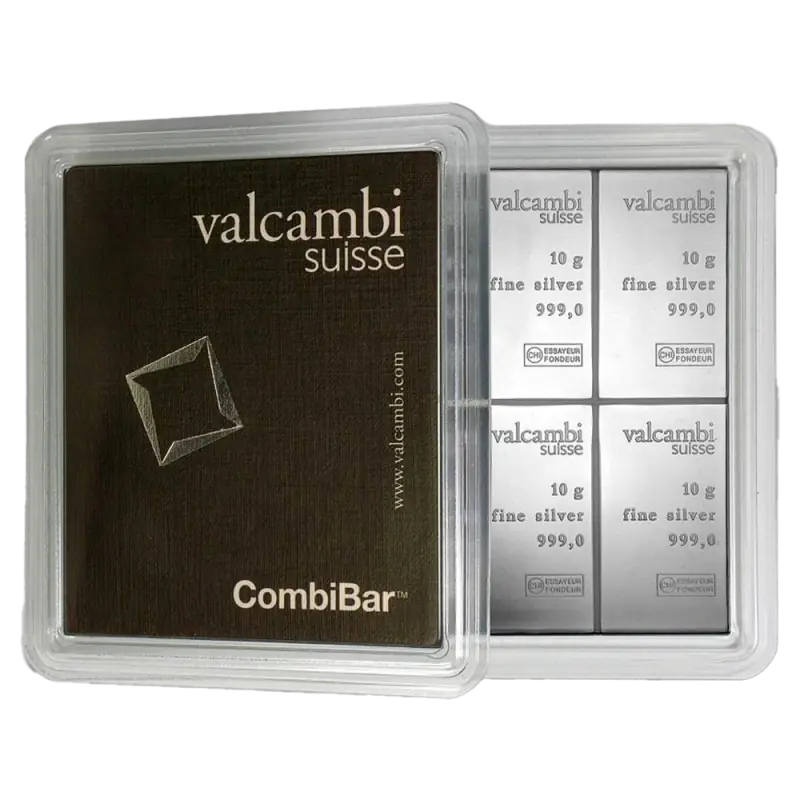 10 x 10g CombiBar® | Silver | Valcambi