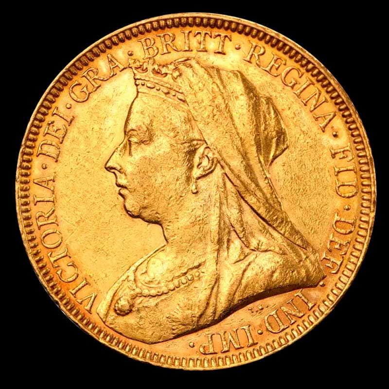 Queen Victoria Old Head Gold Sovereign | 1893-1901