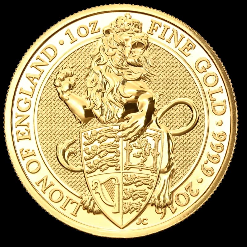 1 oz Queen's Beasts Lion Gold Coin (2016)