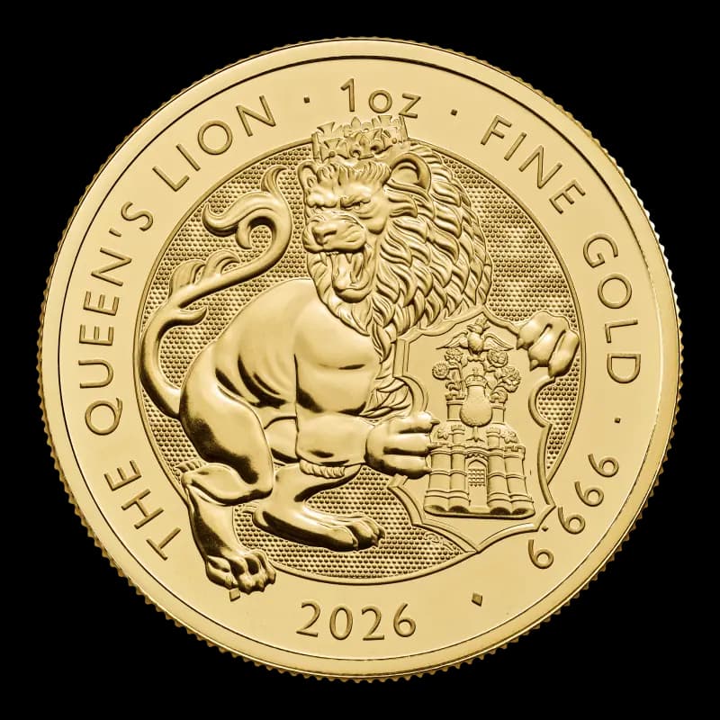 1 oz Tudor Beasts Queens Lion Gold Coin | 2026