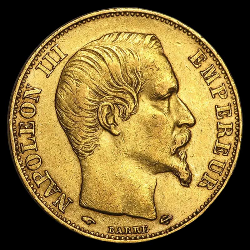 20 French Francs Napoleon III Bonaparte | Gold | Mixed Years