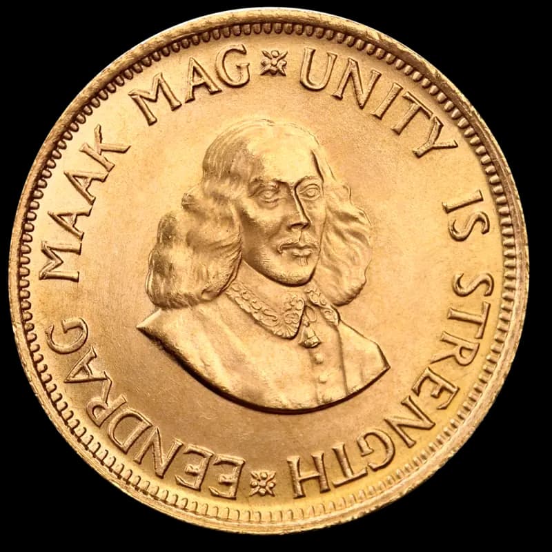South African 2 Rand Gold Coin | 1961-1983