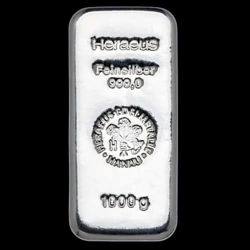1 Kilo Silver Bar - Different Manufacturers